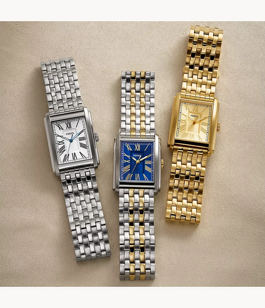 Carraway Three-Hand Two-Tone Stainless Steel Watch