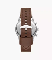 Sport Tourer Chronograph Brown Leather Watch