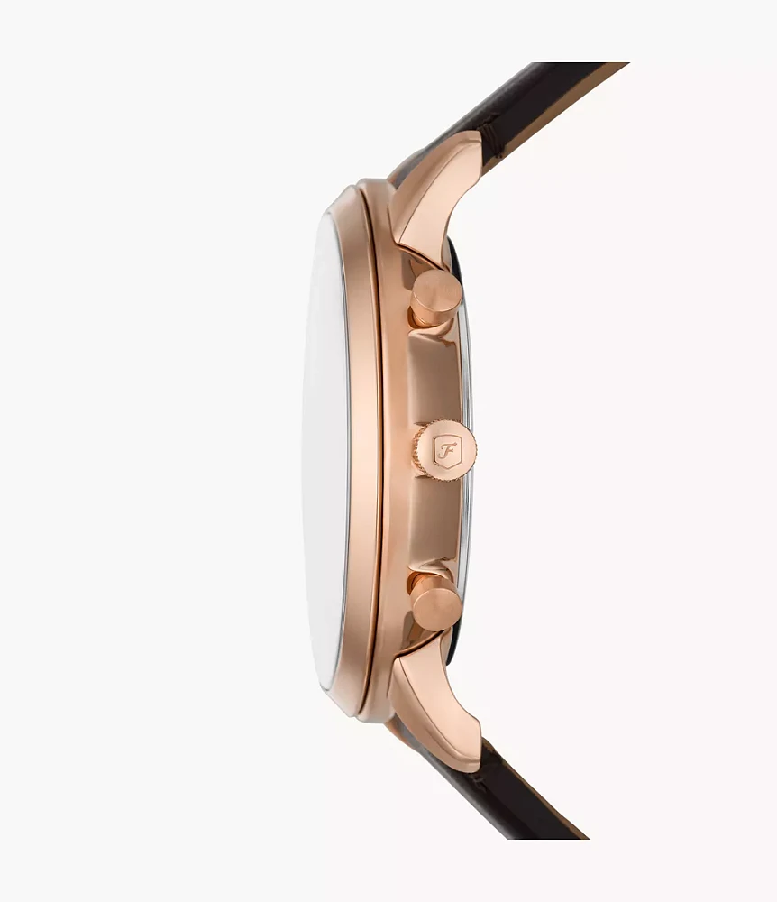 Neutra Chronograph Brown Leather Watch