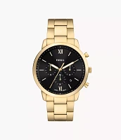 Neutra Chronograph Gold-Tone Stainless Steel Watch