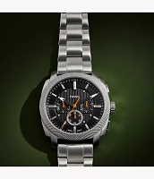 Machine Chronograph Stainless Steel Watch