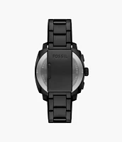 Machine Chronograph Black Stainless Steel Watch