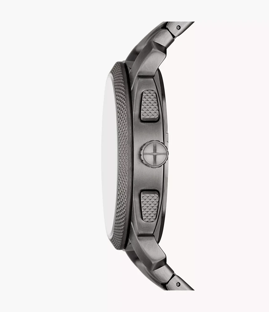 Machine Chronograph Smoke Stainless Steel Watch