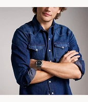 Machine Chronograph Smoke Stainless Steel Watch