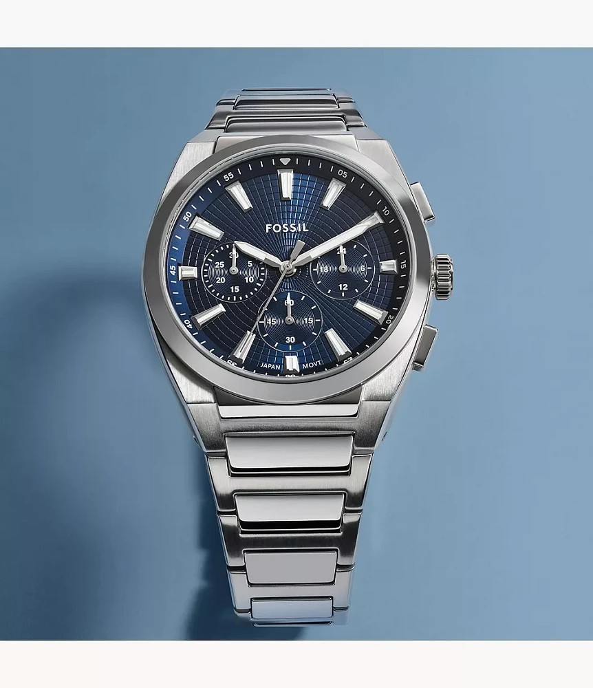 Everett Chronograph Stainless Steel Watch