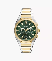 Everett Chronograph Two-Tone Stainless Steel Watch