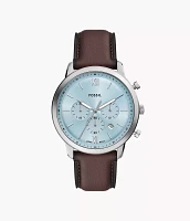 Neutra Chronograph Brown Leather Watch