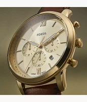 Neutra Chronograph Brown Leather Watch