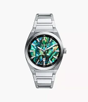 Everett Three-Hand Date Stainless Steel Watch