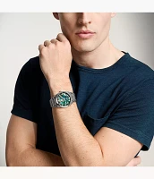 Everett Three-Hand Date Stainless Steel Watch