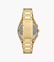 Everett Chronograph Gold-Tone Stainless Steel Watch