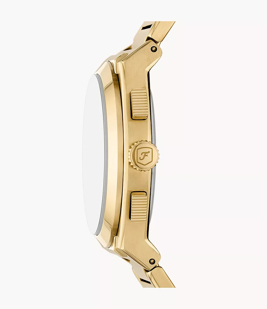 Everett Chronograph Gold-Tone Stainless Steel Watch
