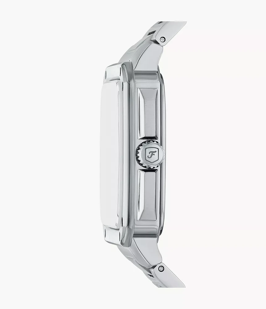Crosby Three-Hand Date Stainless Steel Watch