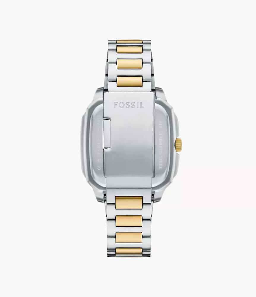 Crosby Three-Hand Date Two-Tone Stainless Steel Watch