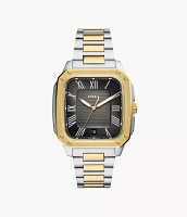 Crosby Three-Hand Date Two-Tone Stainless Steel Watch