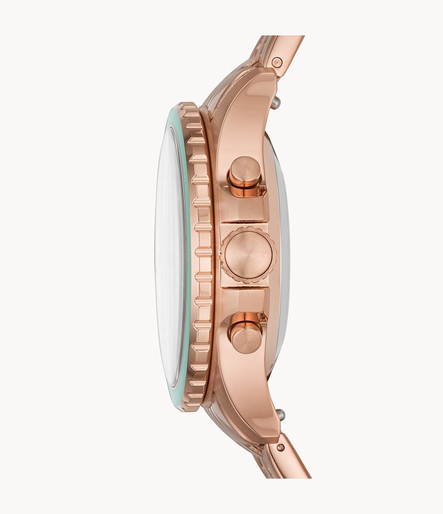 Hybrid Smartwatch FB-01 Rose Gold-Tone Stainless Steel - FTW5068 - Fossil