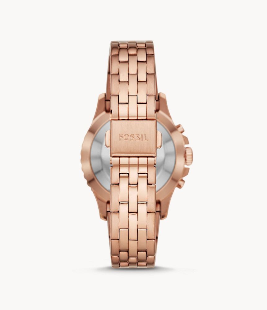 Hybrid Smartwatch FB-01 Rose Gold-Tone Stainless Steel - FTW5070 - Fossil
