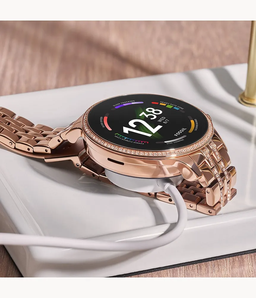 Gen 6 Smartwatch Rose Gold-Tone Stainless Steel