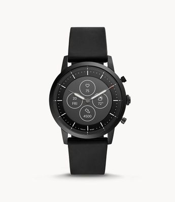 Hybrid Smartwatch HR Collider Black Silicone - FTW7010 - Fossil