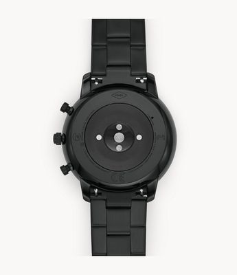 Hybrid Smartwatch HR Neutra Black Stainless Steel - FTW7027 - Fossil
