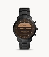 Hybrid Smartwatch HR Neutra Black Stainless Steel - FTW7027 - Fossil