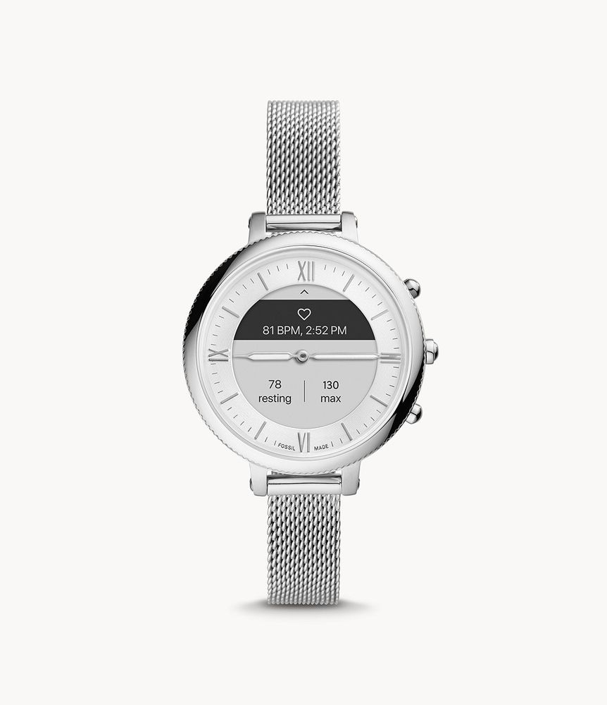 Hybrid Smartwatch HR Monroe Stainless Steel - FTW7040 - Fossil
