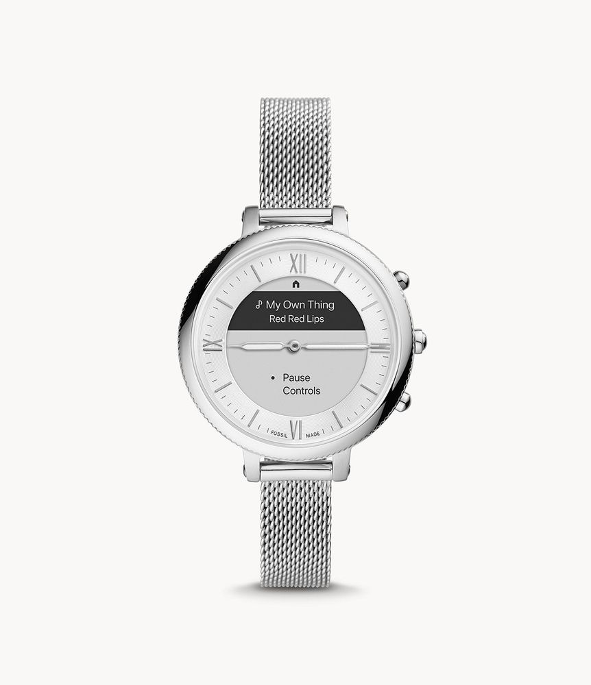Hybrid Smartwatch HR Monroe Stainless Steel - FTW7040 - Fossil