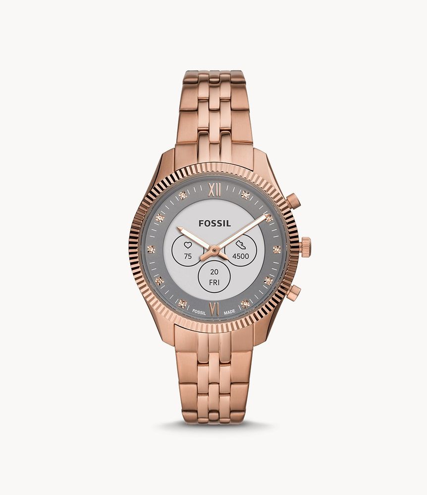 Hybrid Smartwatch HR Scarlette Rose Gold-Tone Stainless Steel