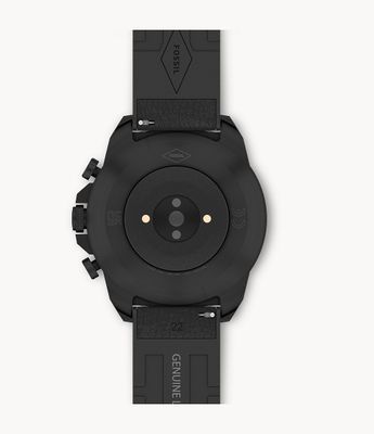 Hybrid Smartwatch HR 44mm Bronson Black Leather - FTW7060 - Fossil