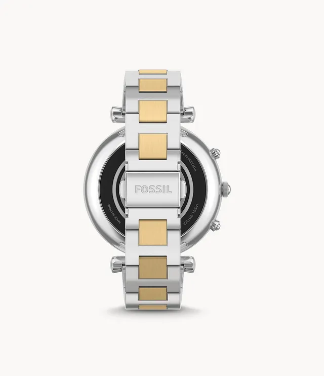 Fossil Stella Gen Hybrid Smartwatch Rose Gold-Tone Stainless Steel  Square One