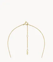 Sadie Shine Bright 14K Gold-Plated Brass Dangle Necklace