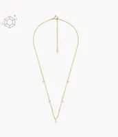 Sadie Shine Bright 14K Gold-Plated Brass Dangle Necklace