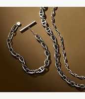 Heritage D-Link Stainless Steel Chain Bracelet