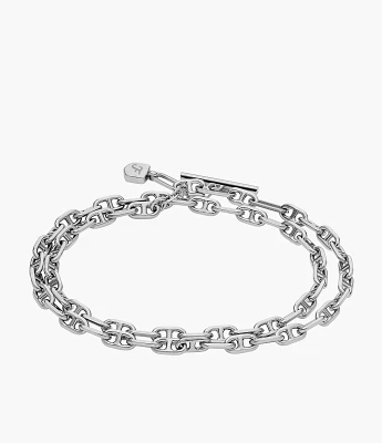 Heritage D-Link Stainless Steel Chain Bracelet