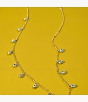 Sutton Evil Eye Brass Chain Necklace