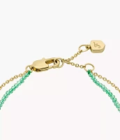 Sutton Evil Eye Brass Multi-Strand Bracelet