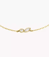 Ellis Toi Et Moi Gold-Tone Brass Station Bracelet