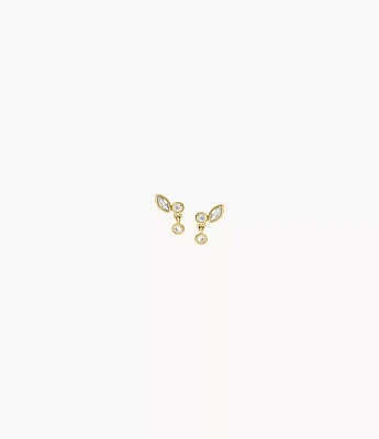 Ellis Toi Et Moi Gold-Tone Brass Stud Earrings