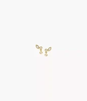 Ellis Toi Et Moi Gold-Tone Brass Stud Earrings