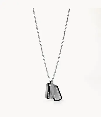 Dog Tag Stainless Steel Necklace