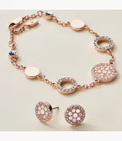 Mosaic Mother-of-Pearl Disc Station Bracelet