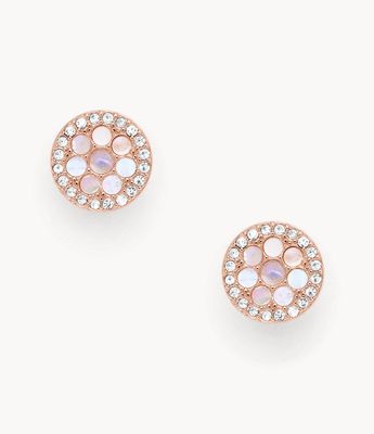 Val Mosaic Mother-of-Pearl Stud Earring