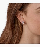 Mosaic Mother-of-Pearl Stud Earrings
