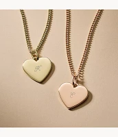 Drew Heart Gold-Tone Stainless Steel Necklace