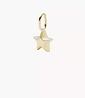 Oh So Charming Gold-Tone Stainless Steel Charm