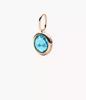 Corra Oh So Charming Aquamarine Birthstone Charm