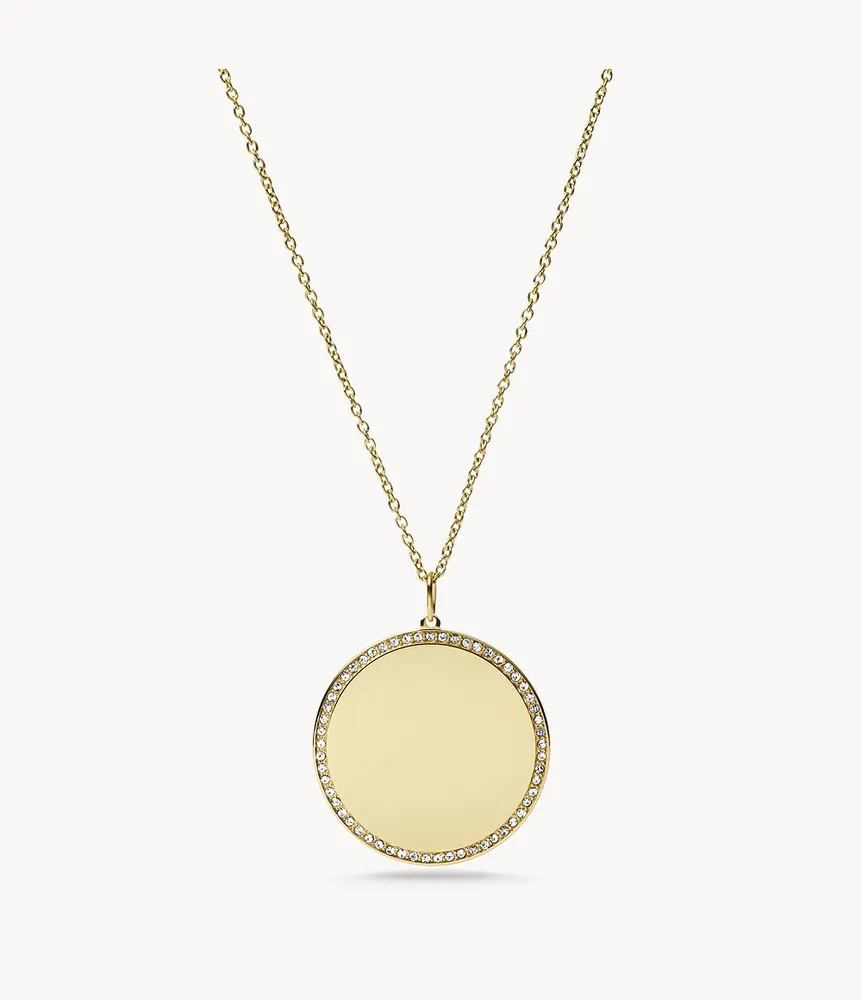 Drew Gold-Tone Stainless Steel Pendant Necklace