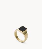 Dress Gilded Black Onyx Signet Ring