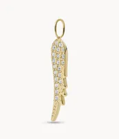 Corra Oh So Charming Gold-Tone Stainless Steel Charm