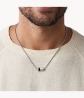 Classics Stainless Steel Pendant Necklace - JF03999998 - Fossil